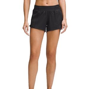Lululemon black hotty hot shorts